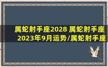 属蛇射手座2028 属蛇射手座2023年9月运势/属蛇射手座2028 属蛇射手座2023年9月运势-我的网站